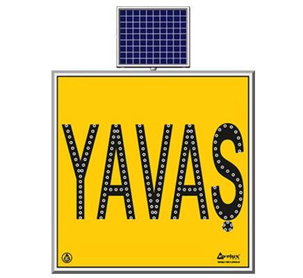 Ledli Yol Yapım ve Onarım Levhası